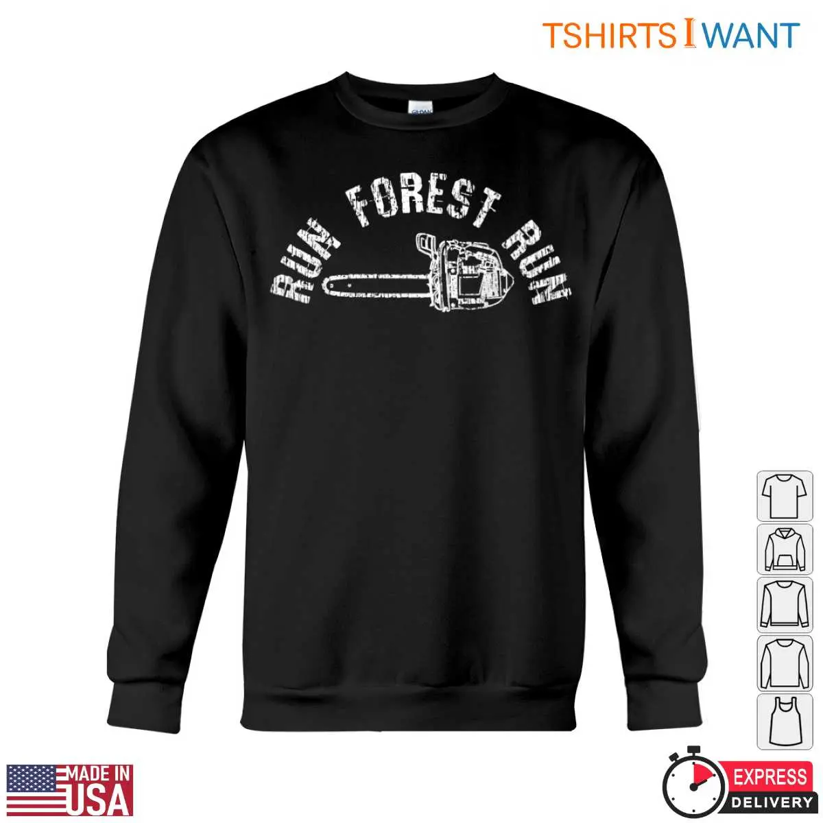 Run Forest Run Lumberjack T Shirt Mens Chainsaw Distressed Design 3 1 1.jpg