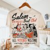 Salem Book Club Shirt – Funny Witches Read Booze Bats Halloween Tee 1