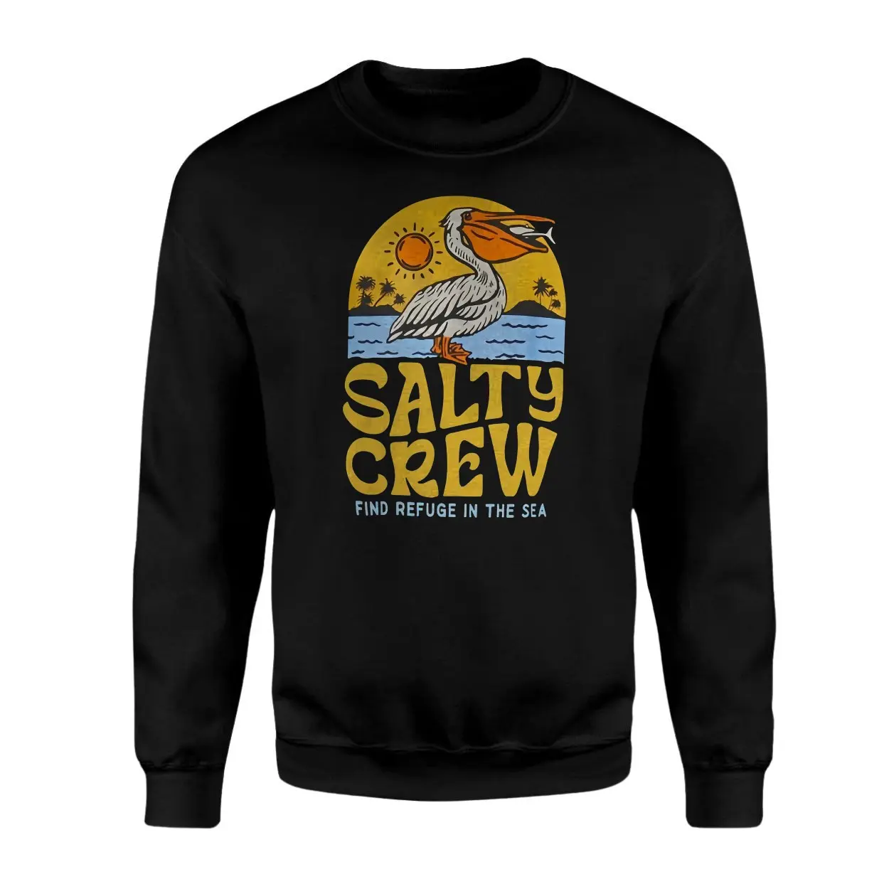 Salty Crew T-Shirt Vintage Pelican Fishing & Surf Graphic Tee 3 Salty Crew T Shirt Vintage Pelican Fishing Surf Graphic Tee 3 1.jpg