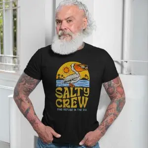 Salty Crew T-Shirt Vintage Pelican Fishing & Surf Graphic Tee 13 Salty Crew T Shirt Vintage Pelican Fishing Surf Graphic Tee 7 1.jpg