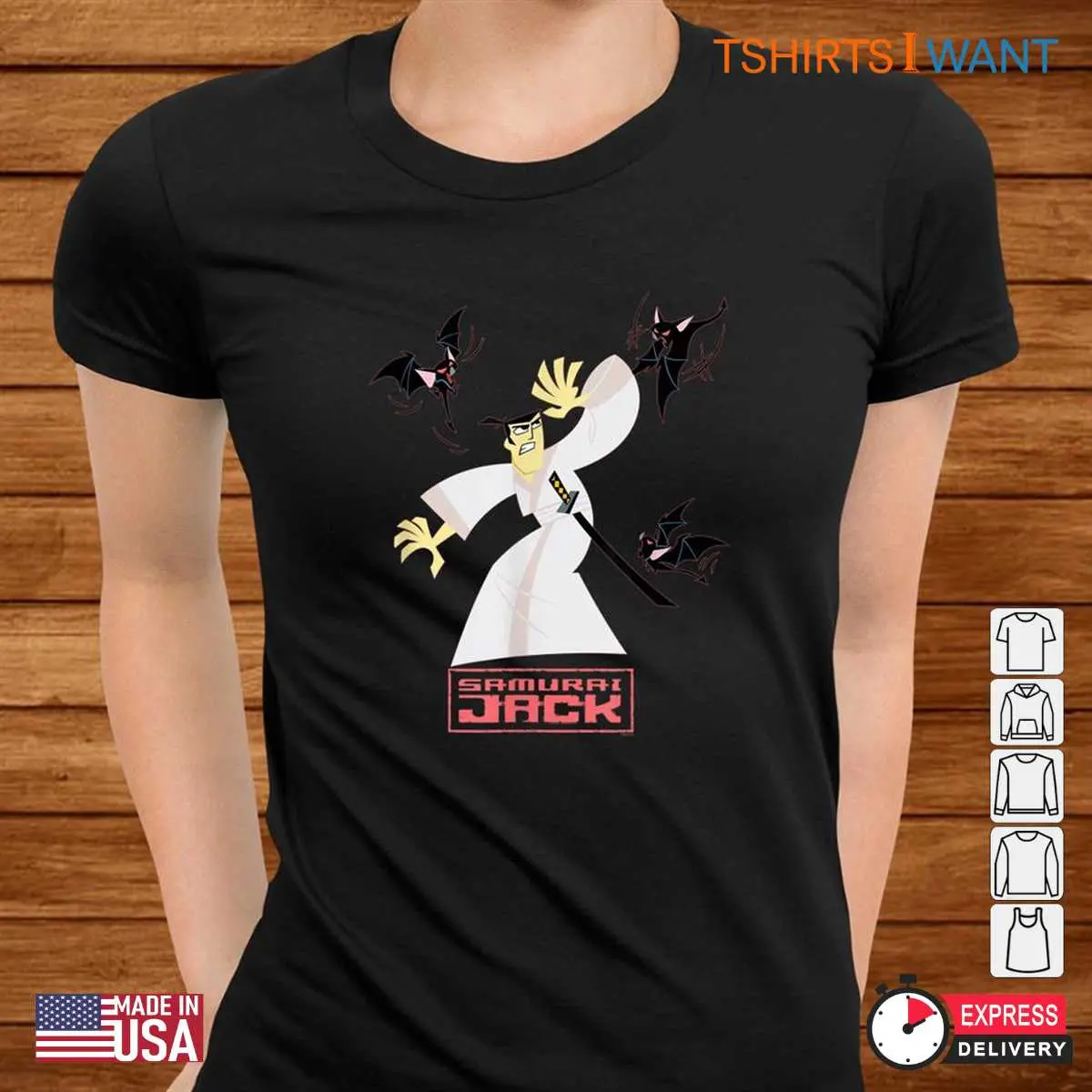 Samurai Jack Halloween Costume: Adult Swim Samurai Jack Bats Halloween Shirt 9 Adult Swim Samurai Jack Halloween Shirt