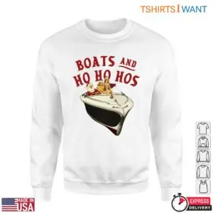 Santa Boat T-Shirt - Boats and Ho Ho Hos for Christmas Fun 6 Santa Boat T Shirt Boats and Holiday Fun for All 2 1.jpg