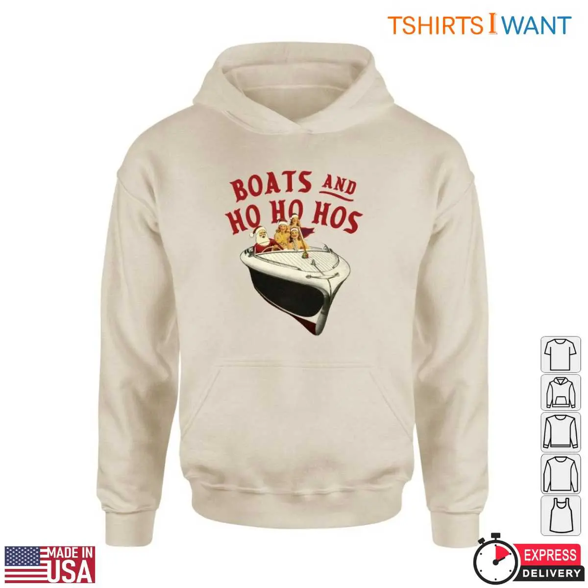 Santa Boat T Shirt Boats and Holiday Fun for All 5 1.jpg