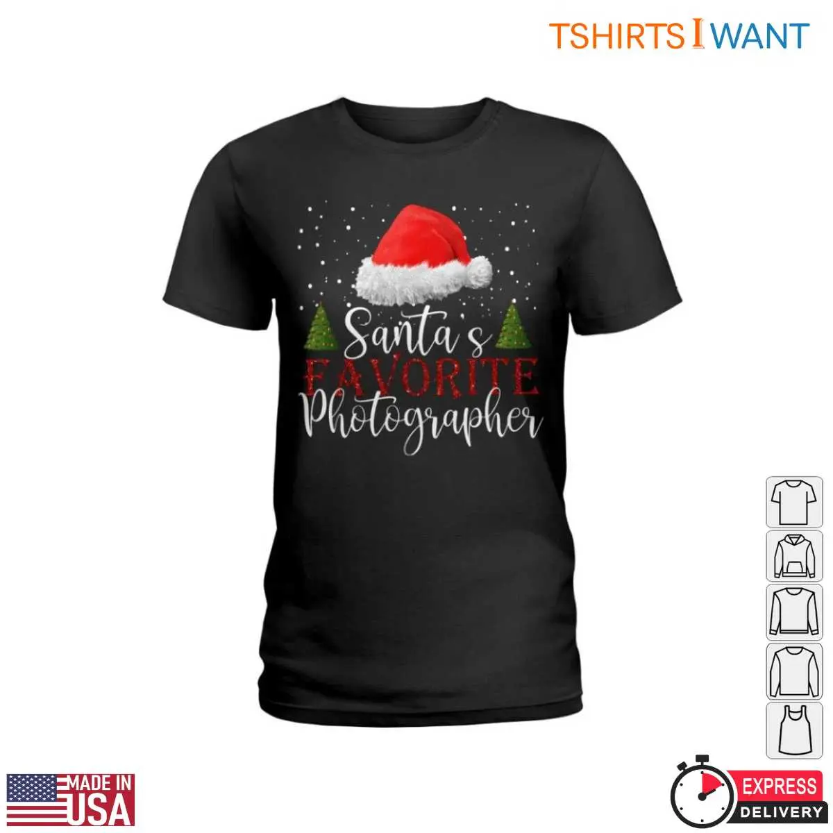 Santa Claus Photography T Shirt Santas Photographer 3 1.jpg