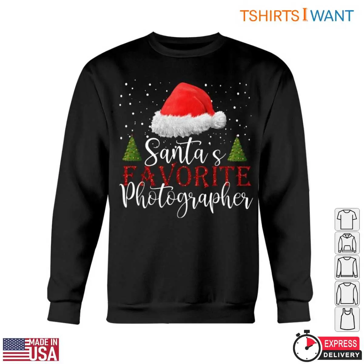 Santa Claus Photography T Shirt Santas Photographer 6 1.jpg