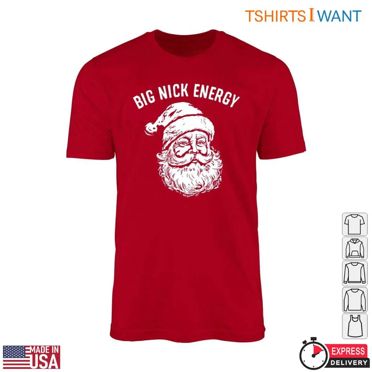 Santa Claus Shirts E28093 Big Nick Energy Holiday Tee 1.jpg