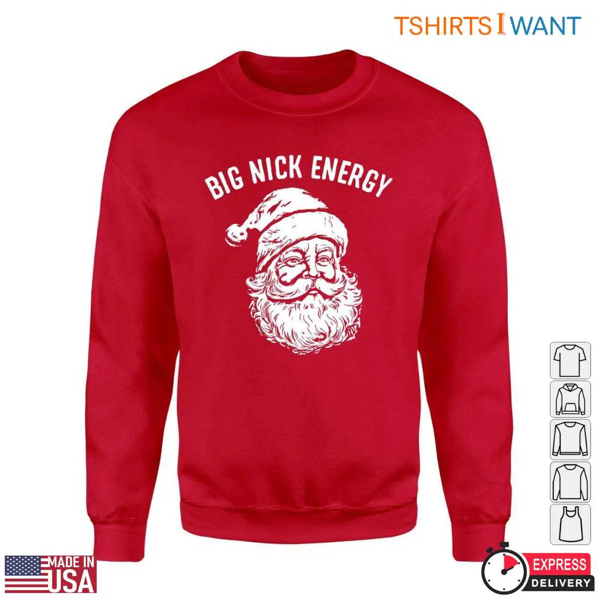 Santa Claus Shirts E28093 Big Nick Energy Holiday Tee 3.jpg