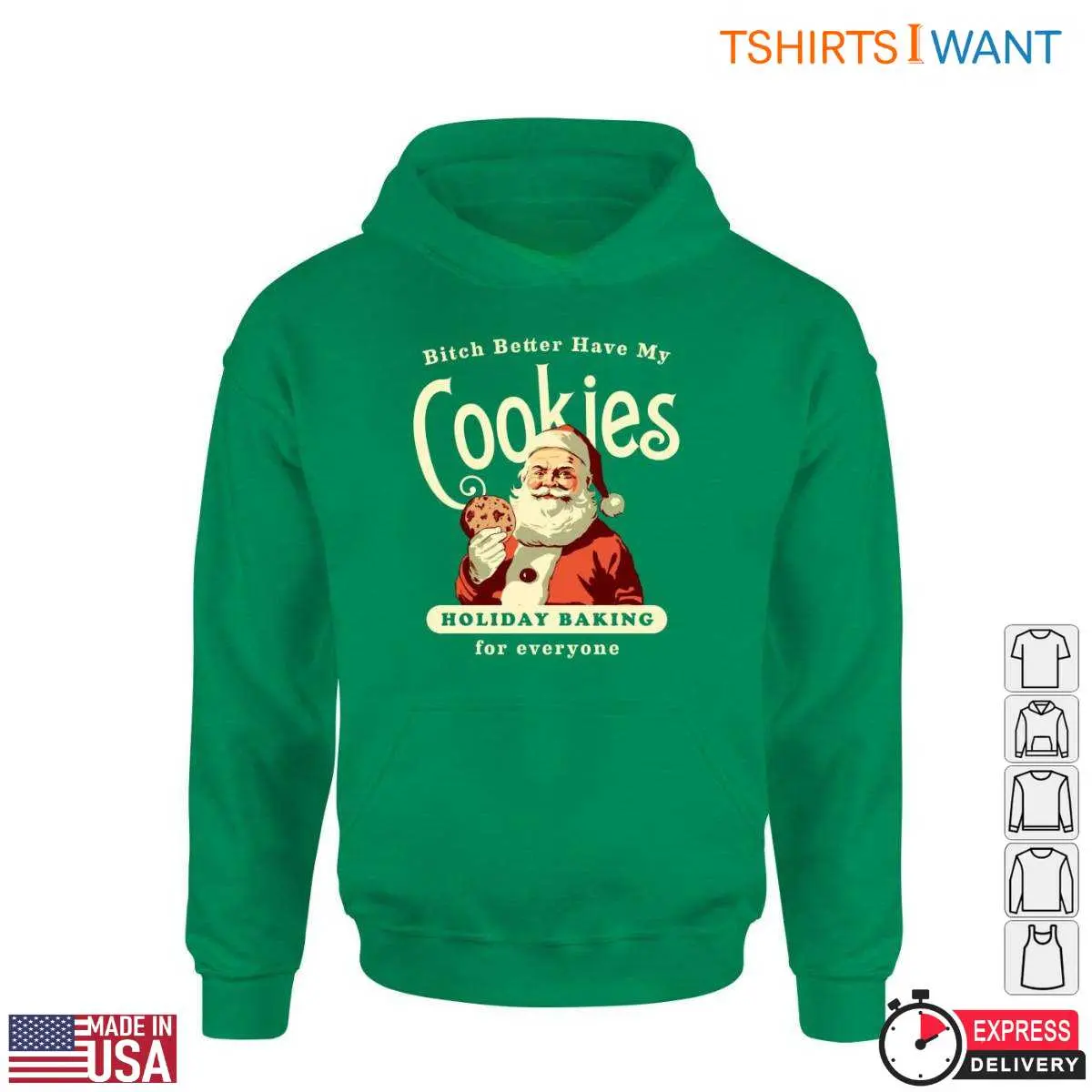 Santa Cookies Santa Cookies T Shirt Better Have My Cookies 5 1.jpg