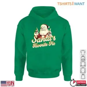 Santa Graphic T-Shirt - Santa's Favorite Ho Funny Christmas 8 Santa Graphic T Shirt Santas Favorite Ho Funny Christmas 4 1.jpg