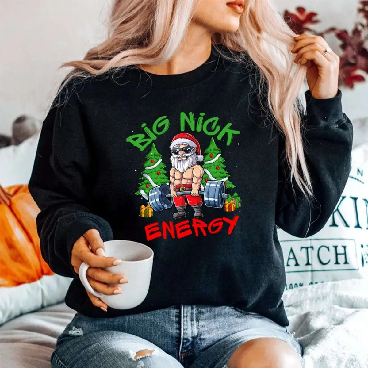 Santa Gym Christmas Weightlifting Shirt 5 1.jpg