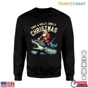 Santa Shark T-Shirt - Have a Holly Jawlly Christmas 7 Santa Shark T Shirt Have a Holly Jaws Christmas 3 1.jpg