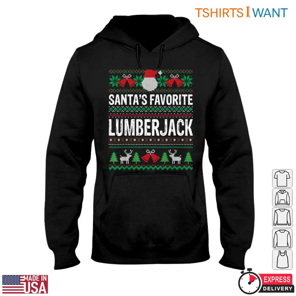 Santas Favorite Lumberjack T Shirt Funny Christmas Ugly Sweater Design Tee 2 1 1.jpg
