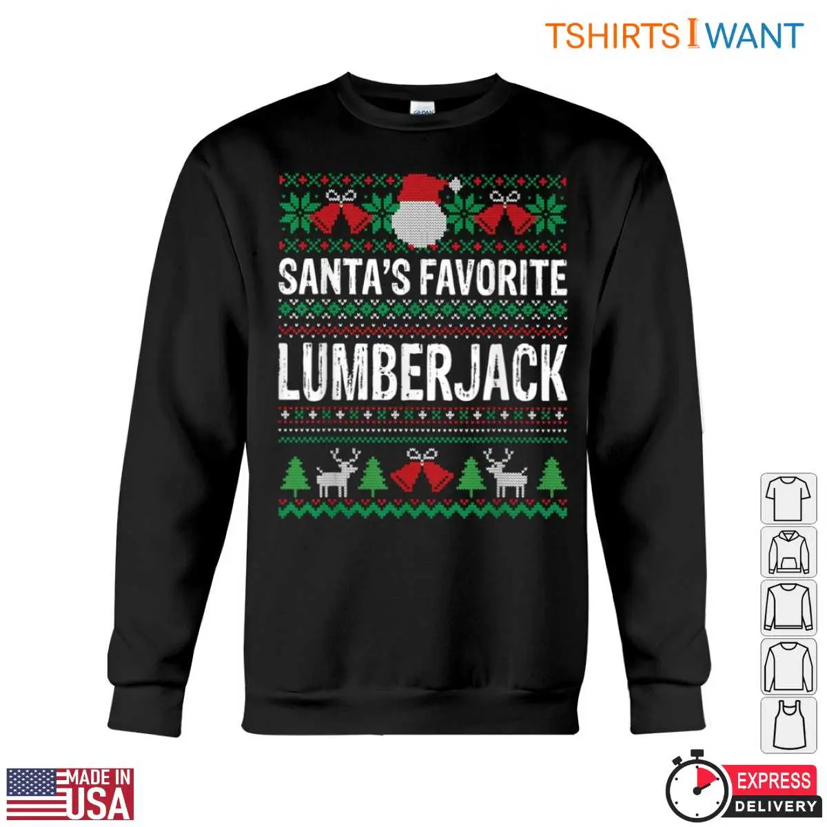 Santas Favorite Lumberjack T Shirt Funny Christmas Ugly Sweater Design Tee 3 1 1.jpg