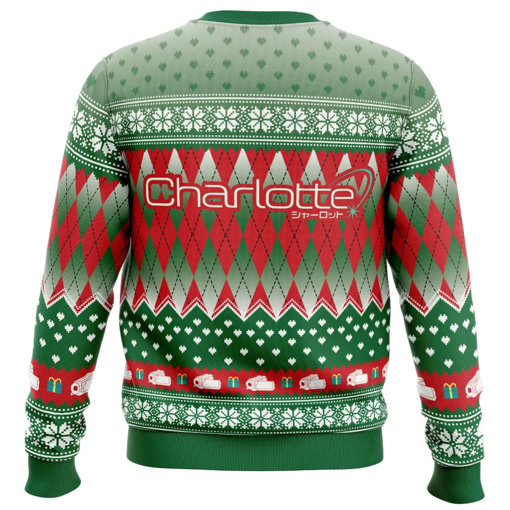 Santa's Missing Charlotte: Anime Christmas Sweater 4 Santas Missing Charlotte Anime Christmas Sweater 1