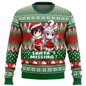 Santa's Missing Charlotte: Anime Christmas Sweater 3 Santas Missing Charlotte Anime Christmas Sweater 2 1.jpg