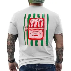 Sardines Wild Caught Retro Can Illustration – Vintage Food Graphic T-shirt 12 Sardines Wild Caught Retro Can Illustration E28093 Vintage Food Graphic T shirt 6.jpg