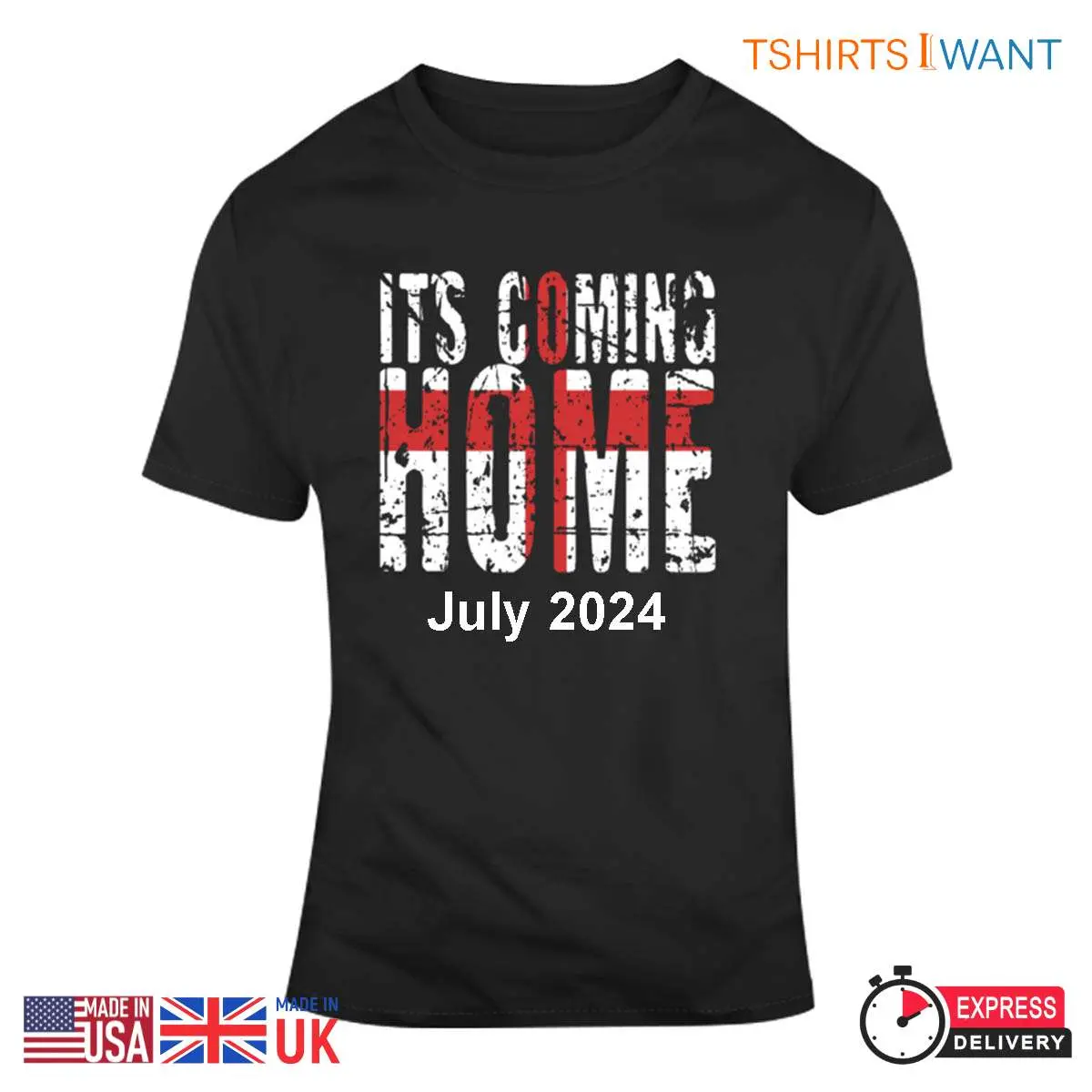 Save the Date It's Coming Home - England Champion Euro 2024 Vintage Shirt 2 Save the Date It's Coming Home England Euro Champion T-Shirt