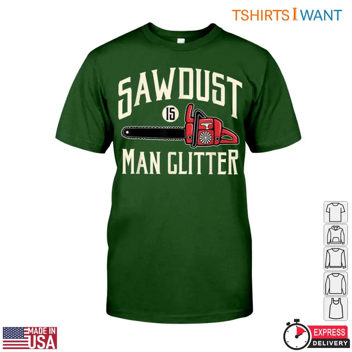Sawdust Is Man Glitter Lumberjack T Shirt Mens Red Chainsaw Design Tee 6 1 1.jpg