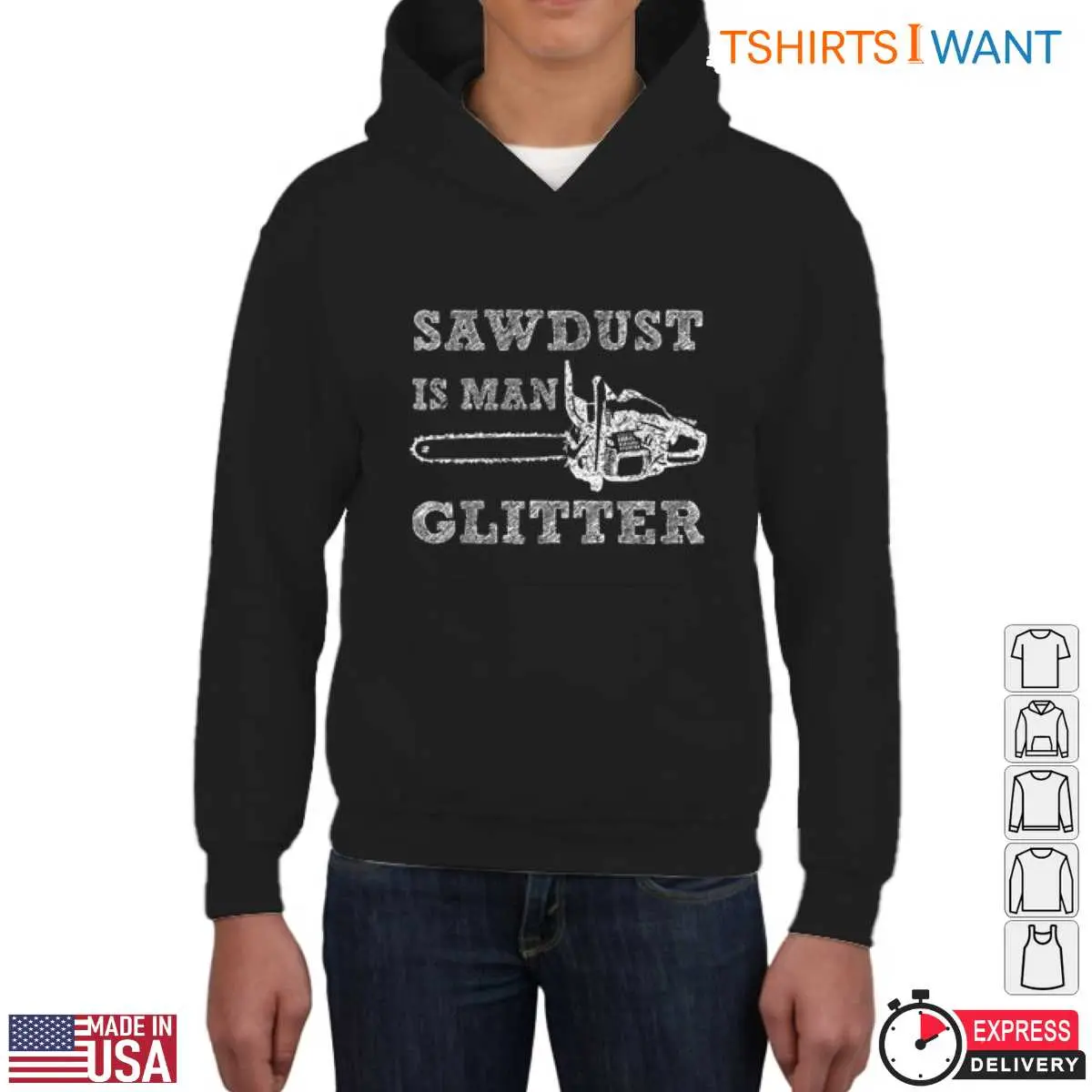 Sawdust Is Man Glitter T Shirt Rustic Chainsaw Lumberjack Design 4 1 1.jpg
