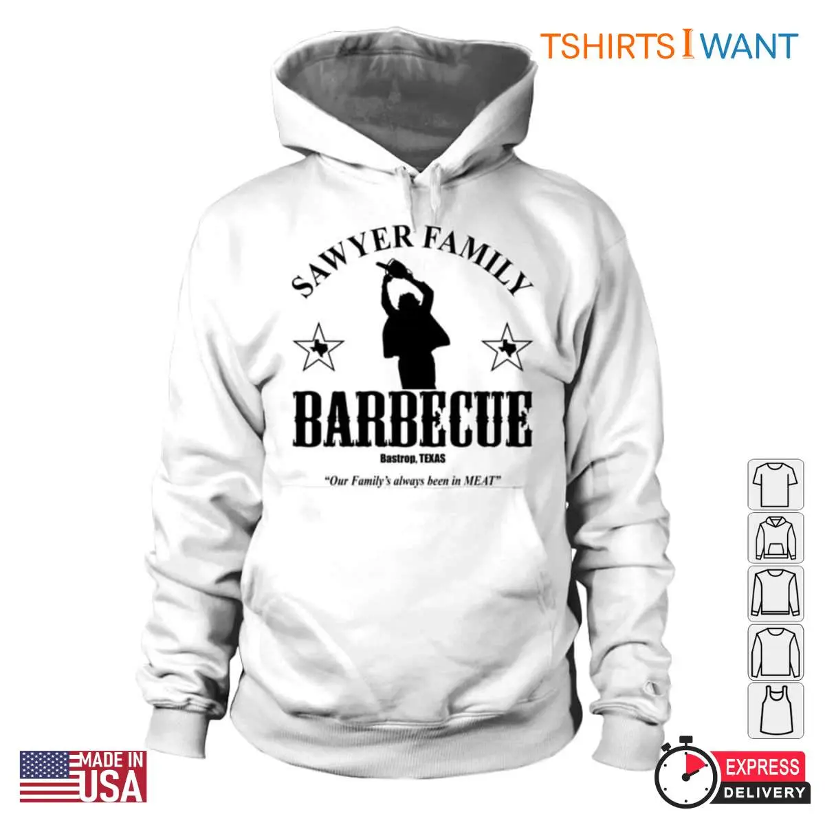 Sawyer Family Barbecue T-Shirt - Texas Chainsaw Massacre Horror Movie Fan Apparel 11 Sawyer Family Barbecue T-Shirt Detail