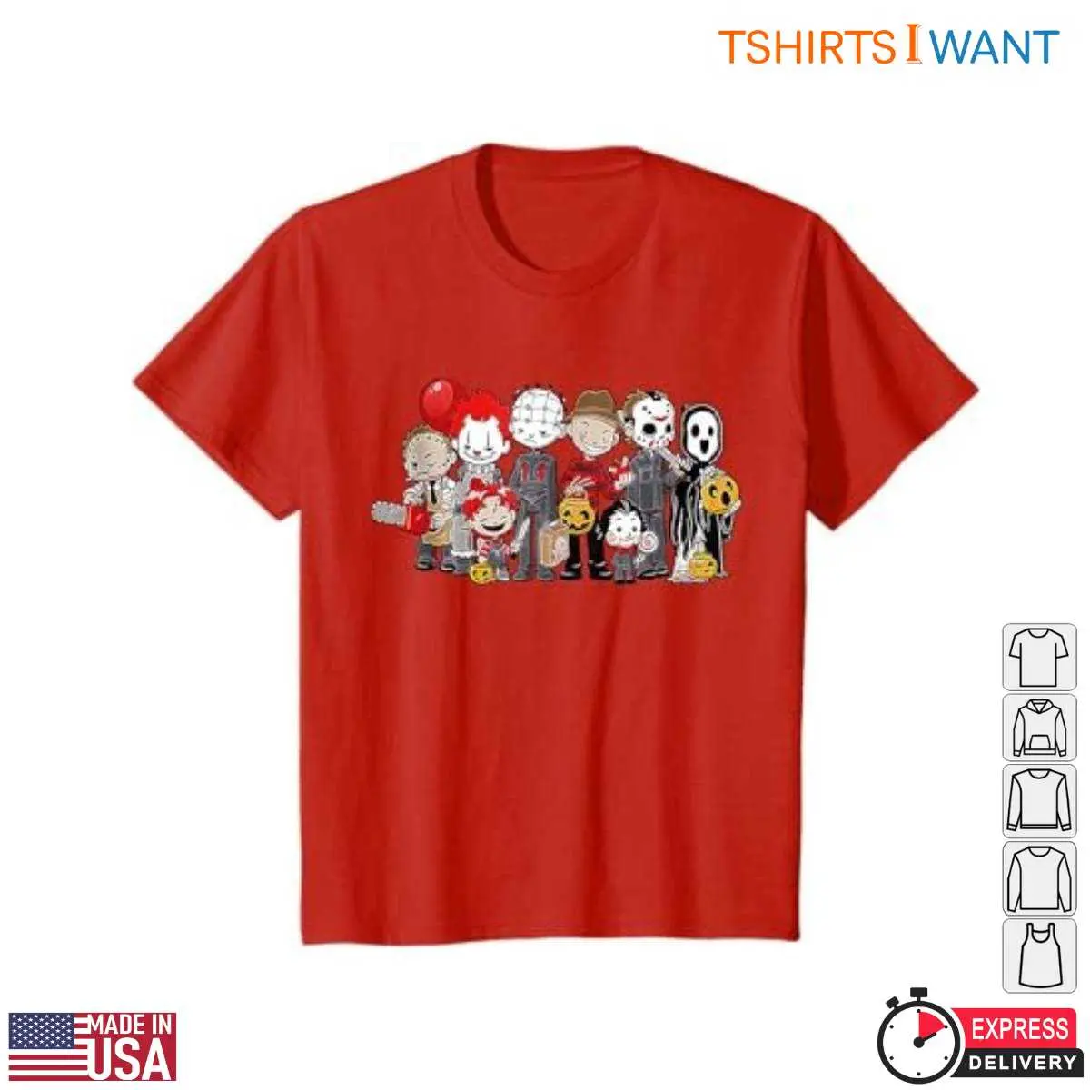 Scary Horror Movies Halloween Villains T-Shirt 6 Scary Horror Movies Halloween Villains T Shirt 6 1.jpg