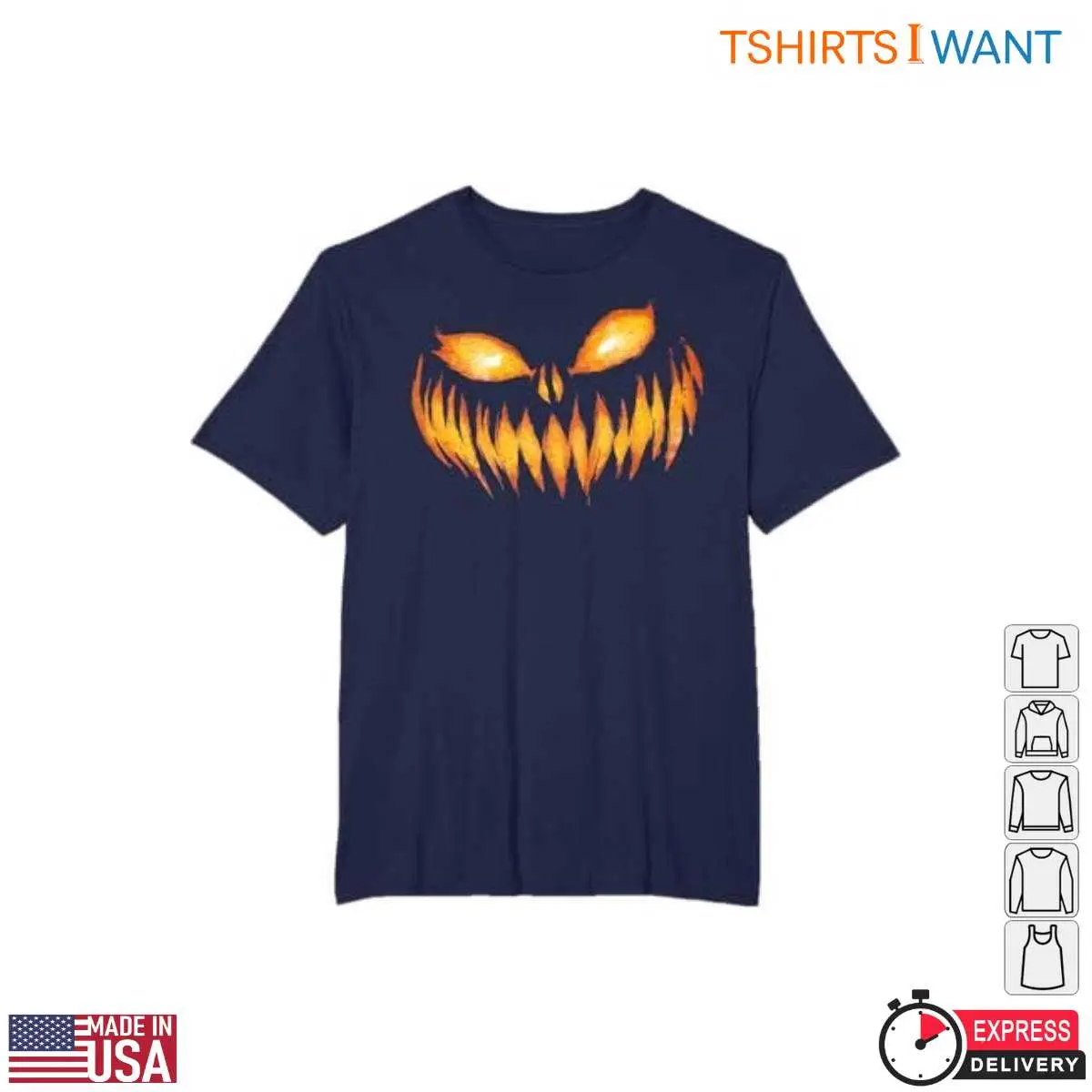 Scary Jack O Lantern Fiery Pumpkin T-Shirt 6 Scary Jack O Lantern Fiery Pumpkin T Shirt 6 1.jpg