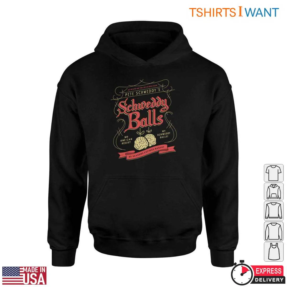 Schweddy Balls T Shirt E28093 Hilarious Food Humor Holiday Tee 3.jpg