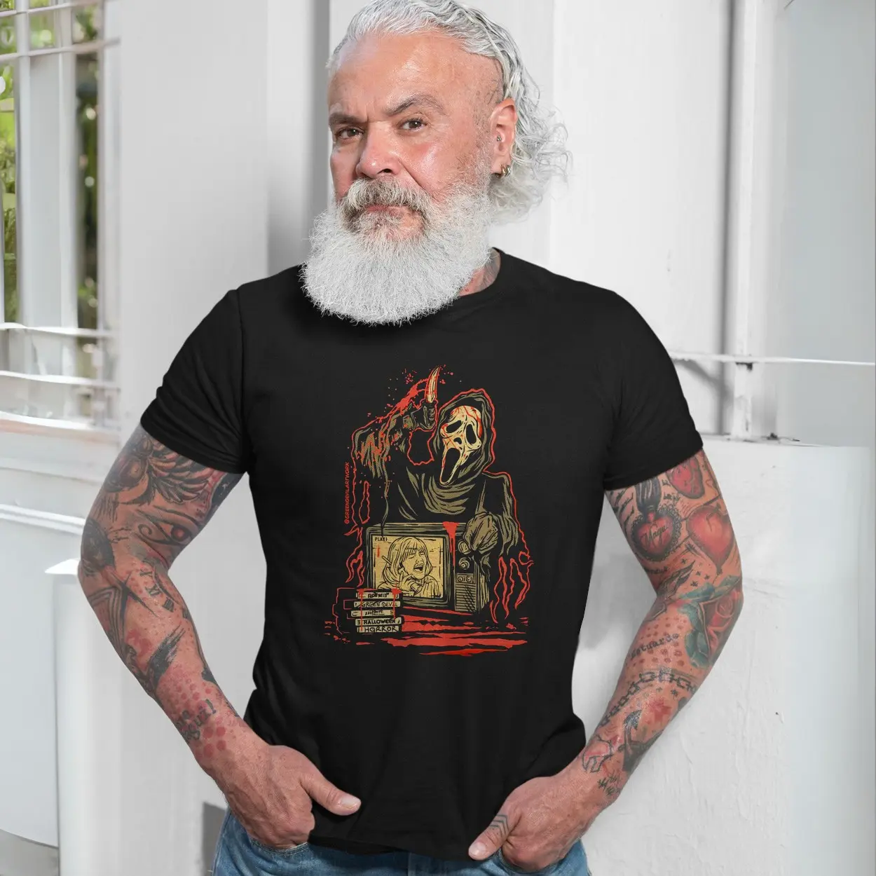 Scream Ghostface T Shirt 90s Horror Movie Slasher Graphic Tee 7 1.jpg