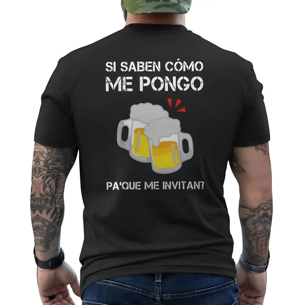 Si Saben Como Me Pongo Pa Que Me Invitan Beer T-Shirt 6 Si Saben Como Me Pongo Pa Que Me Invitan Beer T Shirt 6 1.jpg
