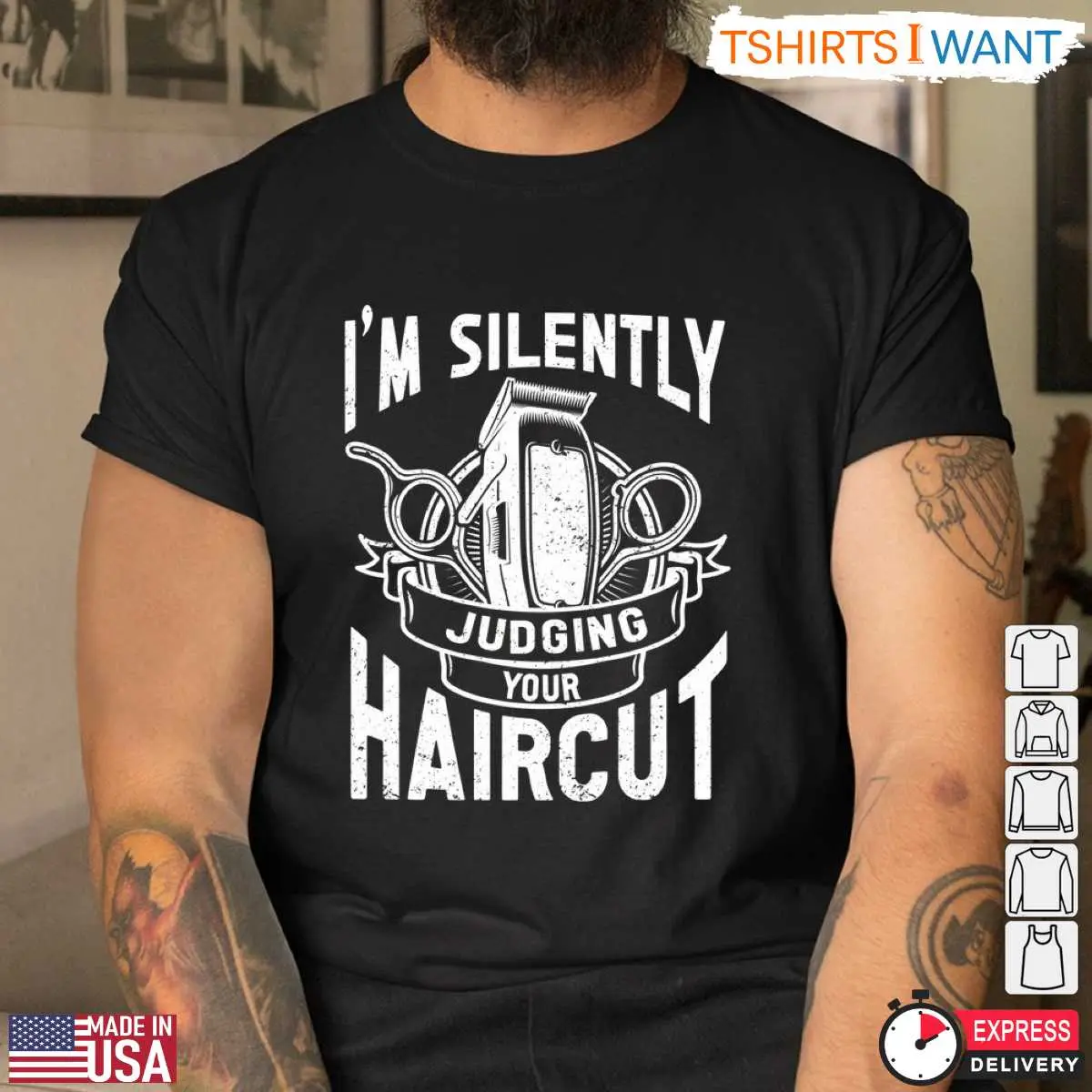 Silently Judging Your Haircut Funny Barber T Shirt 4 1.jpg