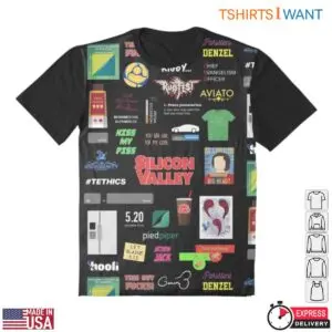 Silicon Valley Tech Humor Pop Culture 3D Graphic T Shirt 1 1.jpg