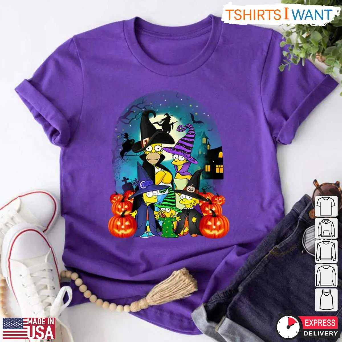 Simpsons Halloween Shirt Costume Party Design 4 1.jpg
