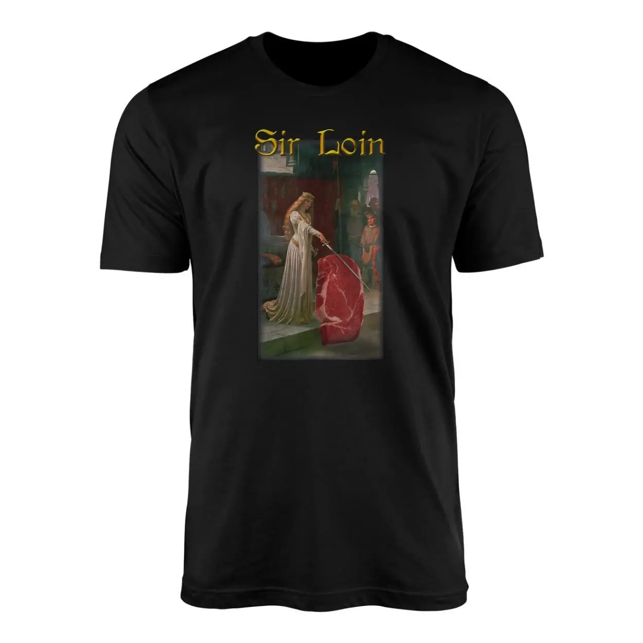 Sir Loin Medieval Knight Funny Meat Pun T Shirt 1 1.jpg