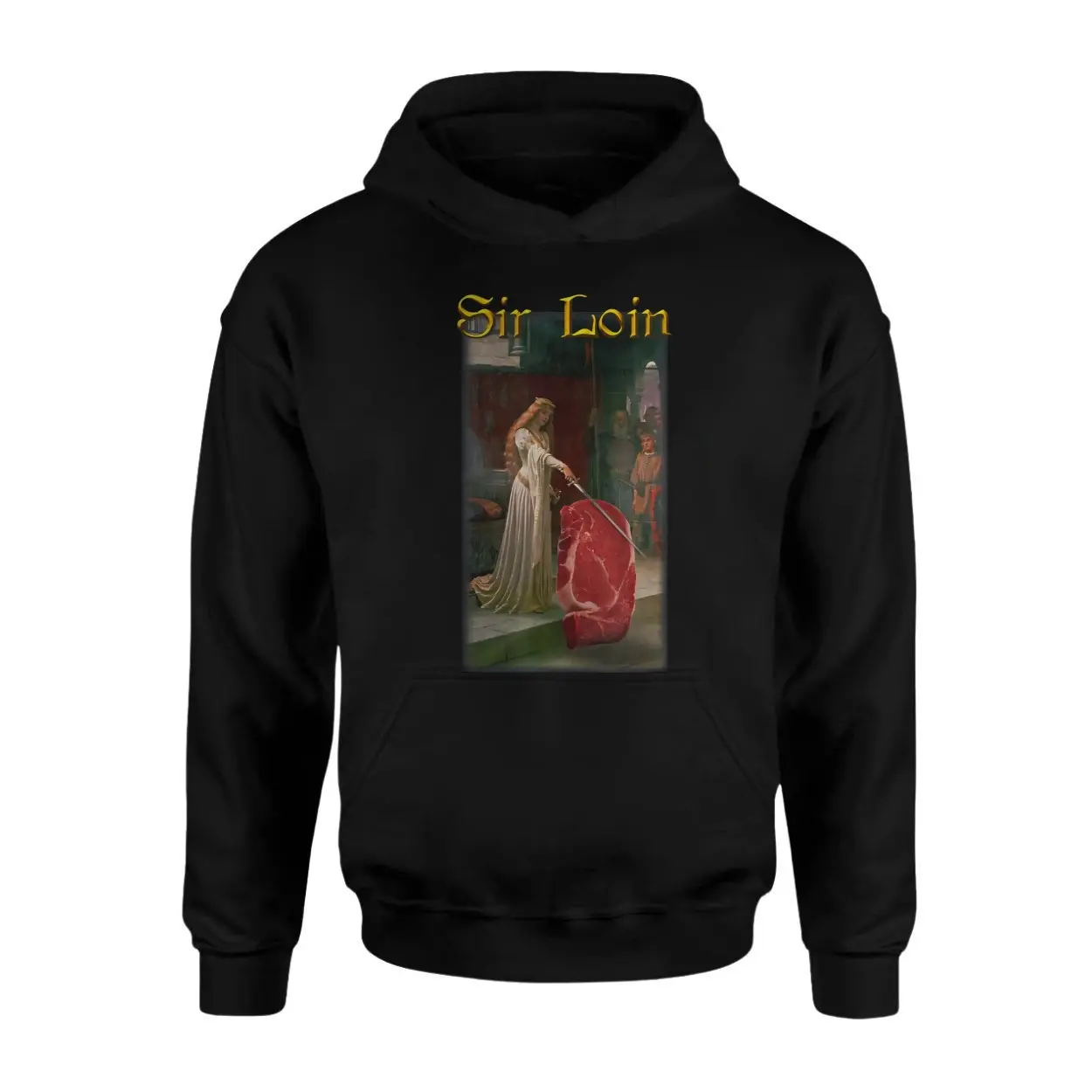 Sir Loin Medieval Knight Funny Meat Pun T Shirt 2 1.jpg