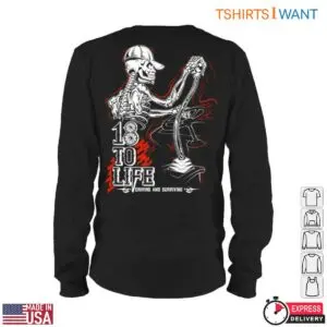 Skeleton 18 Wheeler Driving & Surviving T-Shirt 10 Skeleton 18 Wheeler Driving Surviving T Shirt 5 1.jpg