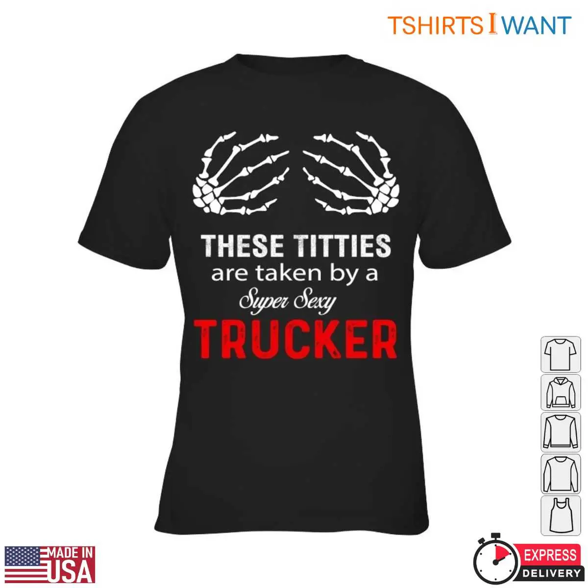 Skeleton Hands T Shirt Truckers Girl Design 2 1.jpg