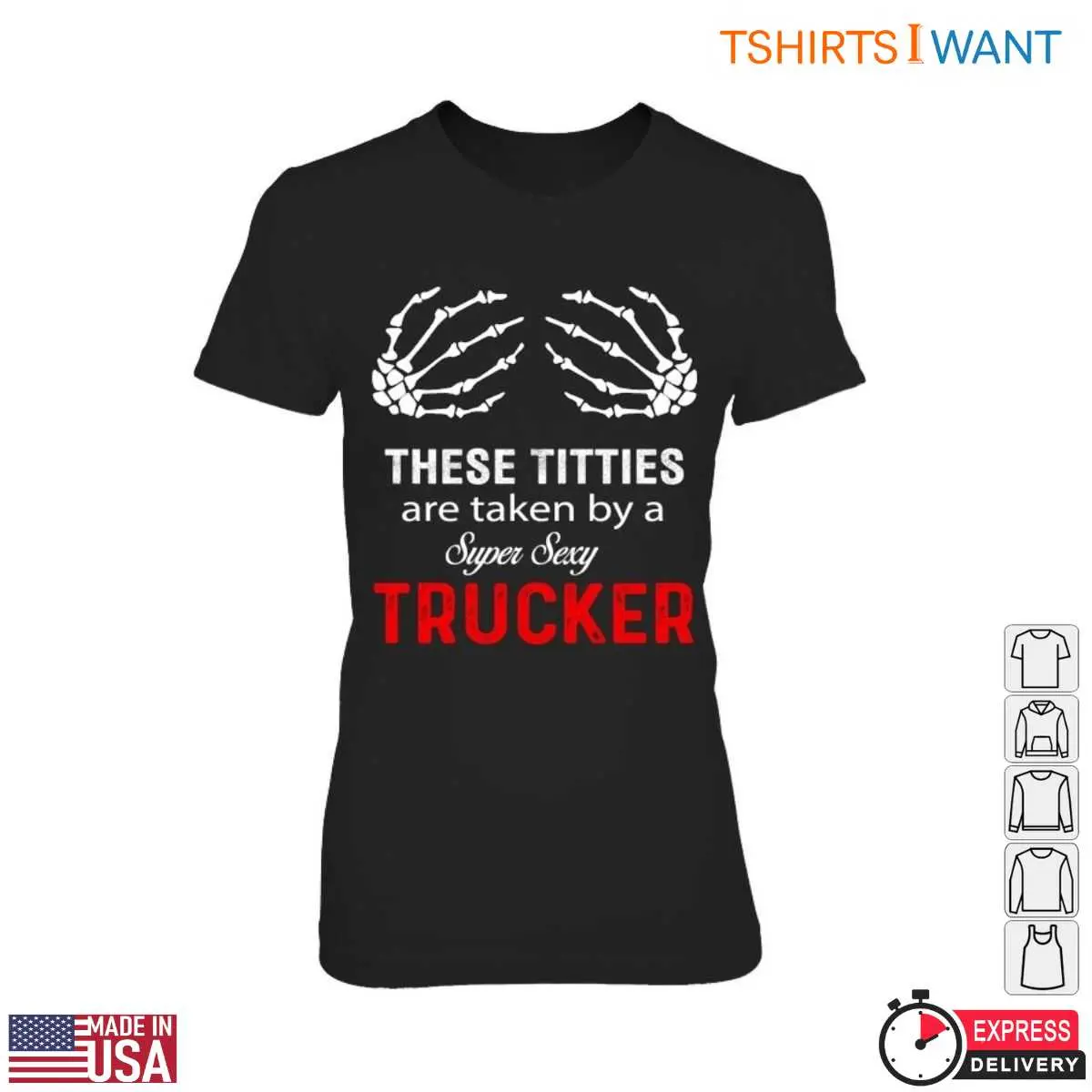 Skeleton Hands T Shirt Truckers Girl Design 3 1.jpg