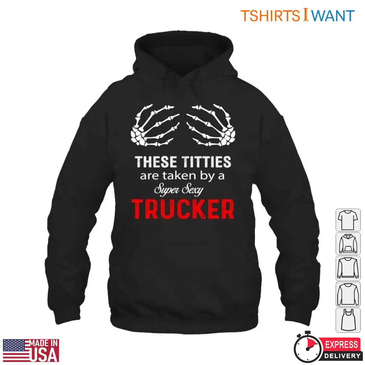 Skeleton Hands T Shirt Truckers Girl Design 4 1.jpg