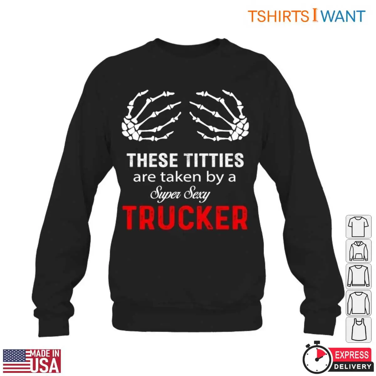 Skeleton Hands T Shirt Truckers Girl Design 6 1.jpg