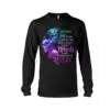 Skull with Flames Women's Halloween Sweatshirt - Good Girl vs Bitch Design 10 Skull with Flames T Shirt Good Girl vs Bitch Comfort Color Graphic Tees 3