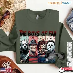 Slasher T Shirt Boys of Fall Horror Icons 1 1.jpg