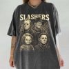 Slashers Horror Icons Shirt – Retro Halloween Slasher Villains Tee 1