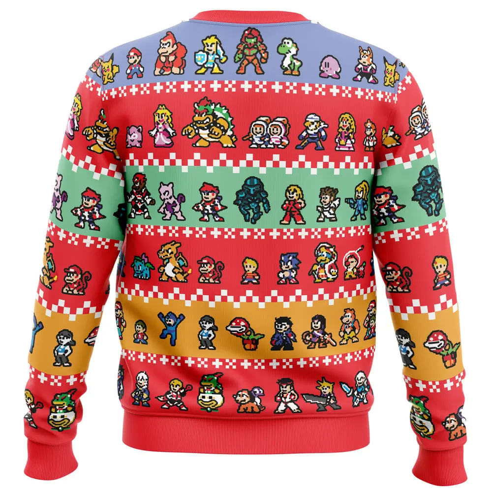 Smash Bros Christmas Pixel Smash Holiday Sweater 1 1.jpg