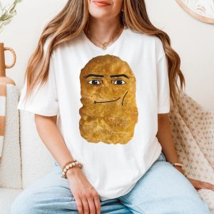 Smirking Nugget Meme Face Funny Food T Shirt 5 1 1.jpg