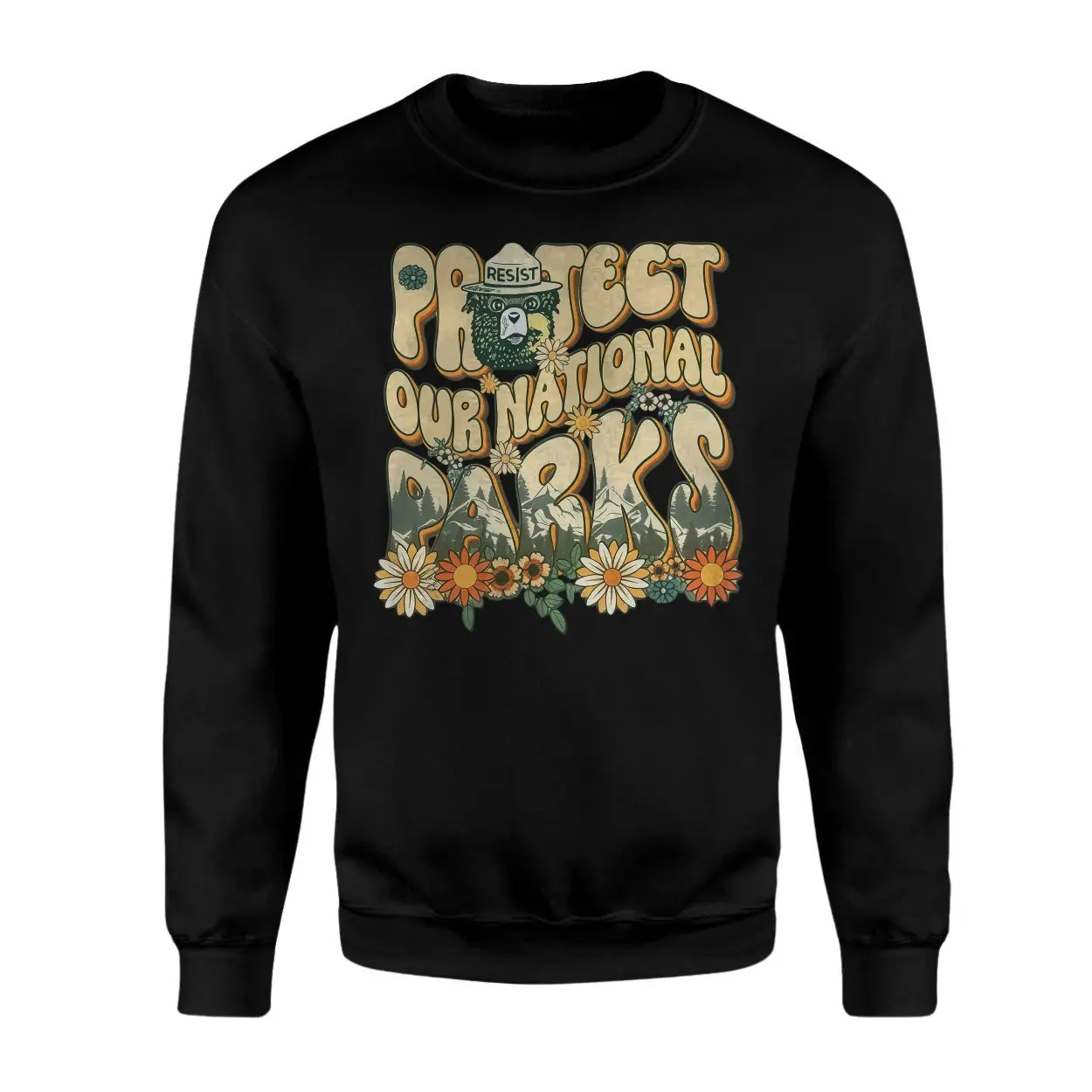 Smokey Bear T-shirt – Protect Our National Parks Retro Resist Tee 3 Smokey Bear T shirt E28093 Protect Our National Parks Retro Resist Tee 3.jpg