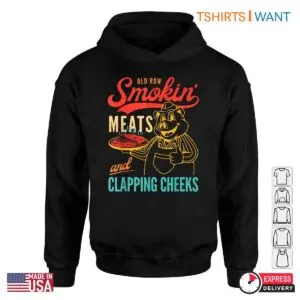 Smokin' Meats & Clapping Cheeks T-Shirt – Funny BBQ Lover Gift 8 Smokin' Meats & Clapping Cheeks T Shirt – Funny BBQ Lover Gift 3