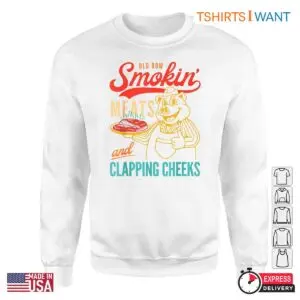 Smokin' Meats & Clapping Cheeks T-Shirt – Funny BBQ Lover Gift 9 Smokin' Meats & Clapping Cheeks T Shirt – Funny BBQ Lover Gift 4