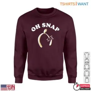 Snapped Wishbone T-Shirt - Oh Snap Graphic Tee for Thanksgiving Fun 8 Snapped Wishbone T Shirt Funny Thanksgiving Graphic 4 1.jpg
