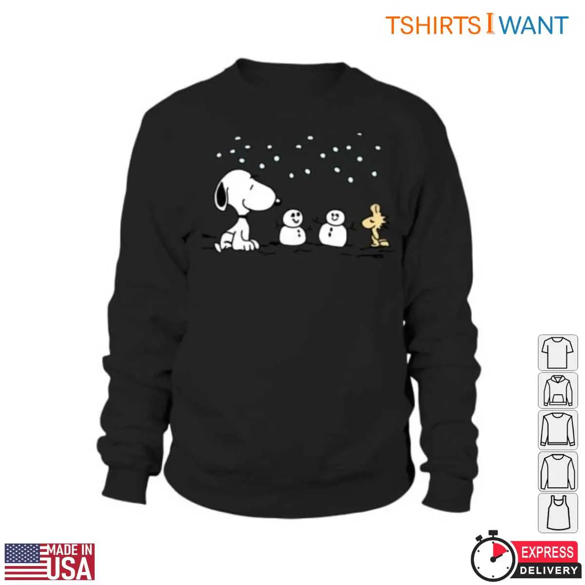 Snoopy And Woodstock Holiday Scene Tee 3 1.jpg