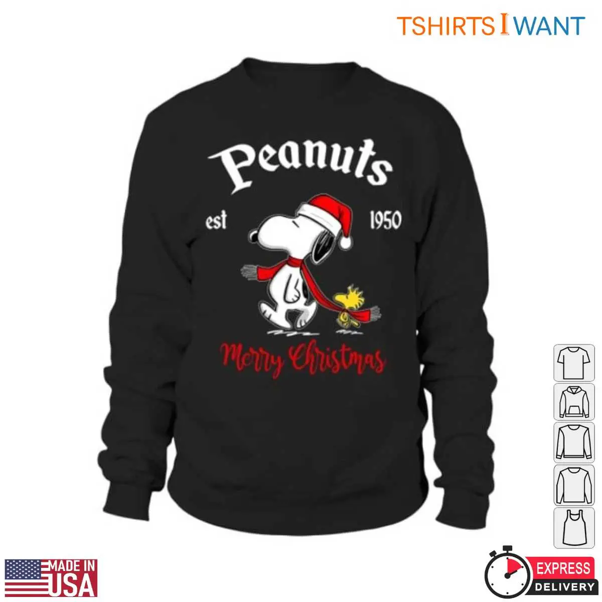 Snoopy And Woodstock Images Christmas T Shirt 4 1.jpg